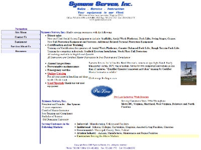 Symons Serves, Inc. - Aerial Lifts